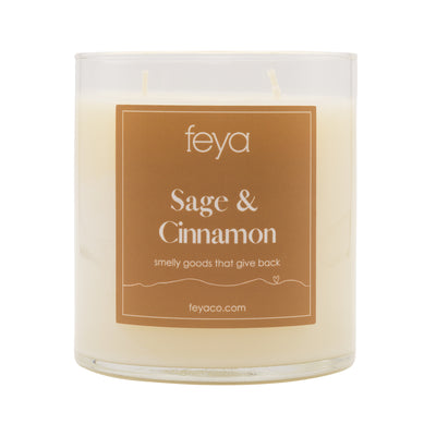 Feya Sage & Cinnamon 20 oz Candle