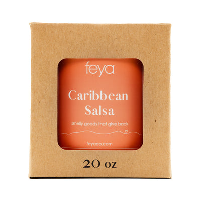 Feya Caribbean Salsa 20 oz Candle with box