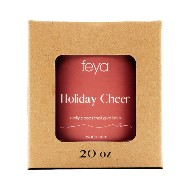 Feya Holiday Cheer 20 oz Candle with box