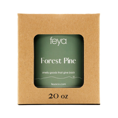 Feya Forest Pine 20 oz Candle with Box