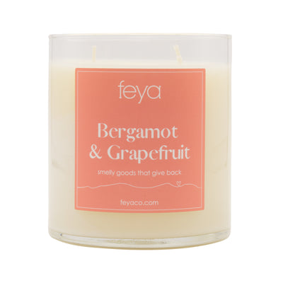 Feya Bergamont & Grapefruit 17 oz Candle