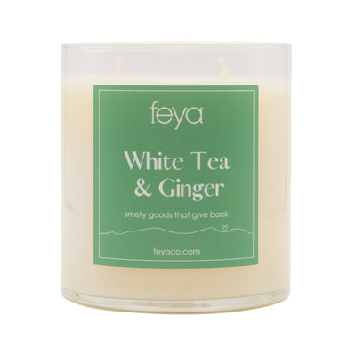 Feya White Tea & Ginger 20 oz Candle