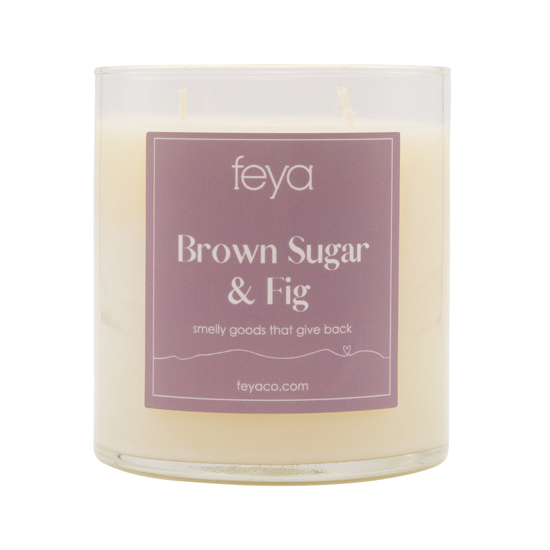Feya Brown Sugar & Fig 20 oz Candle