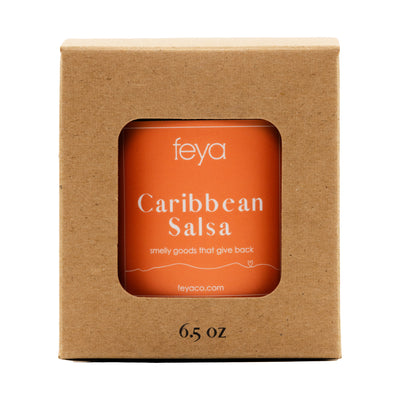 Feya Caribbean Salsa 6.5 oz Candle with box