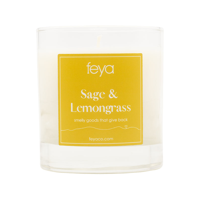 Feya Sage & Lemongrass 6.5 oz Candle
